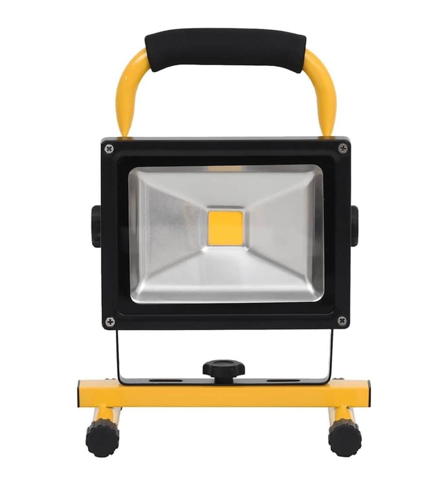 Projecteur à LED rechargeable avec poignée 30 W Blanc froid
