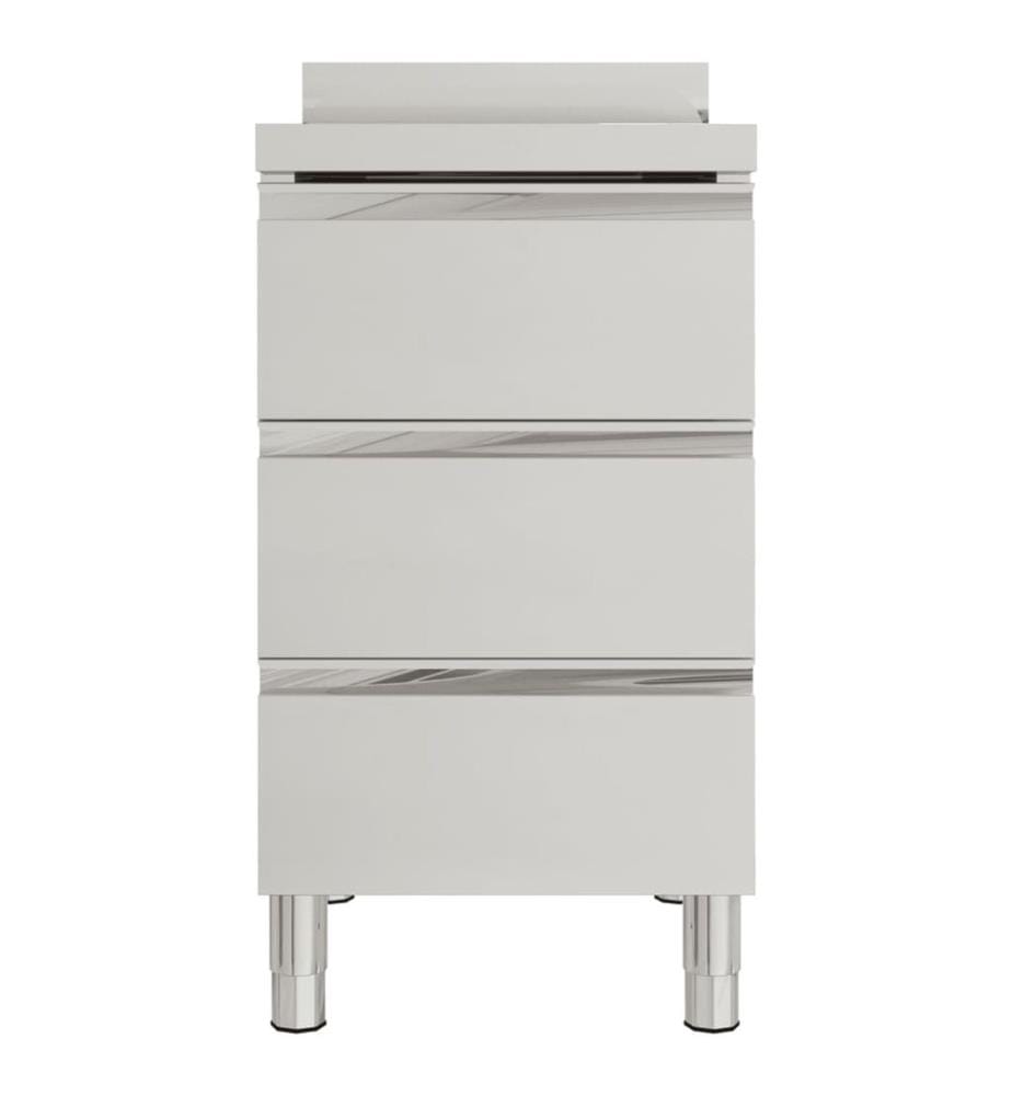Gewerbe-Küchenschrank mit 3 Schubladen 50x60x96 cm