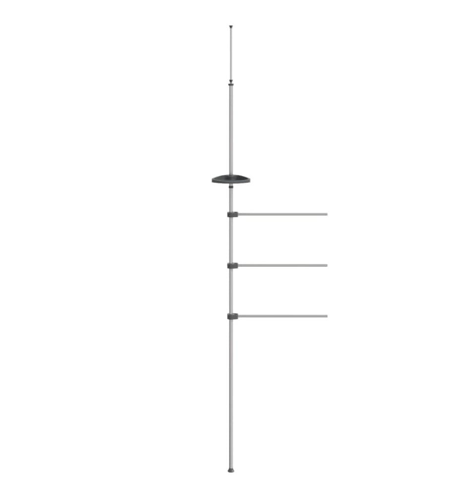 Porte-serviette 47x280 cm aluminium