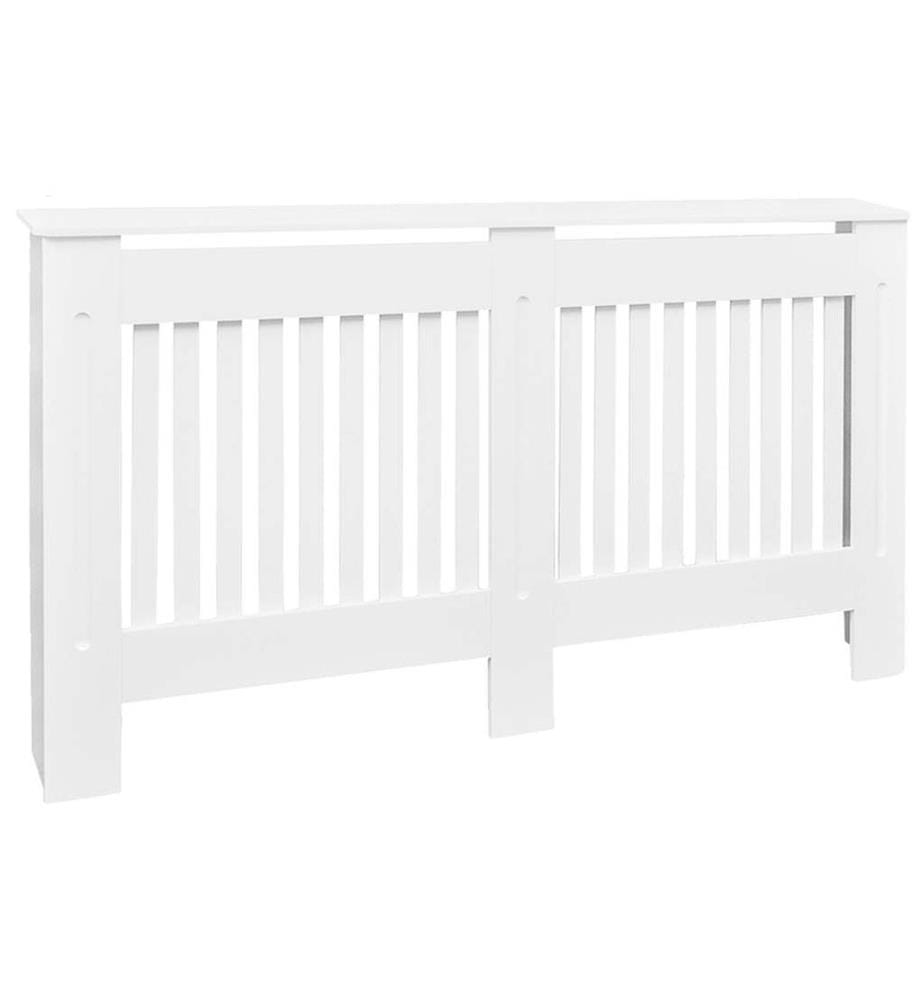 Cache-radiateur 152 cm MDF Blanc