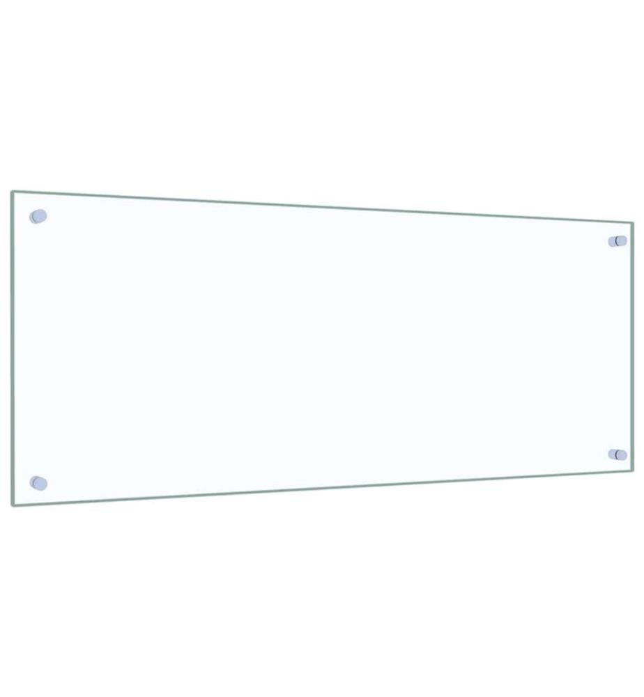 Dosseret de cuisine Transparent 100x40 cm Verre trempé