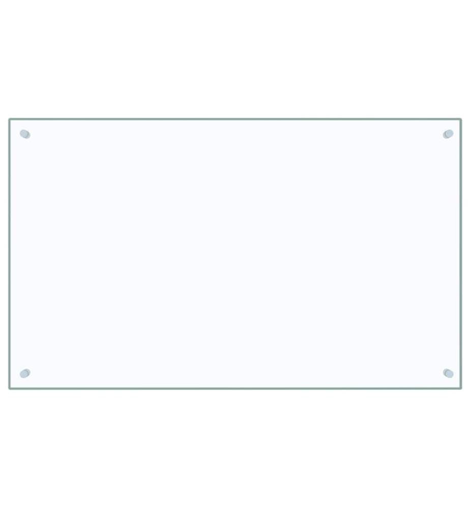 Dosseret de cuisine Transparent 100x60 cm Verre trempé
