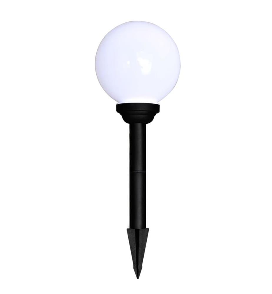 8 pcs Lampes d'allée d'extérieur à LED 15 cm et piquet au sol