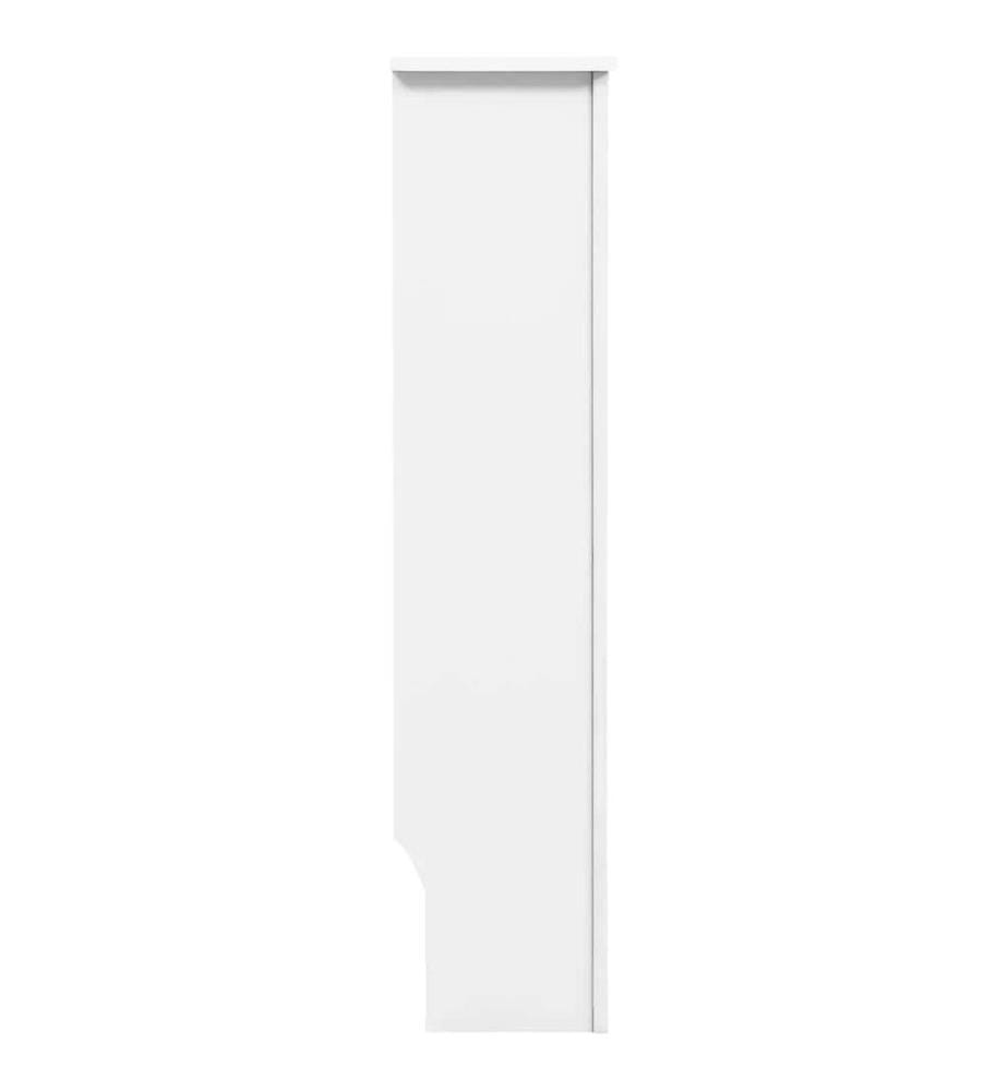 Cache-radiateur Blanc 152x19x81,5 cm MDF