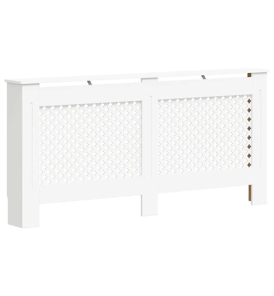 Cache-radiateur Blanc 172x19x81,5 cm MDF