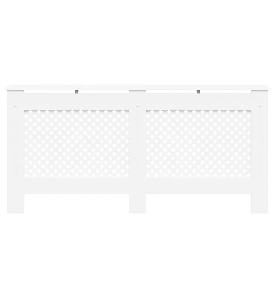 Cache-radiateur Blanc 172x19x81,5 cm MDF