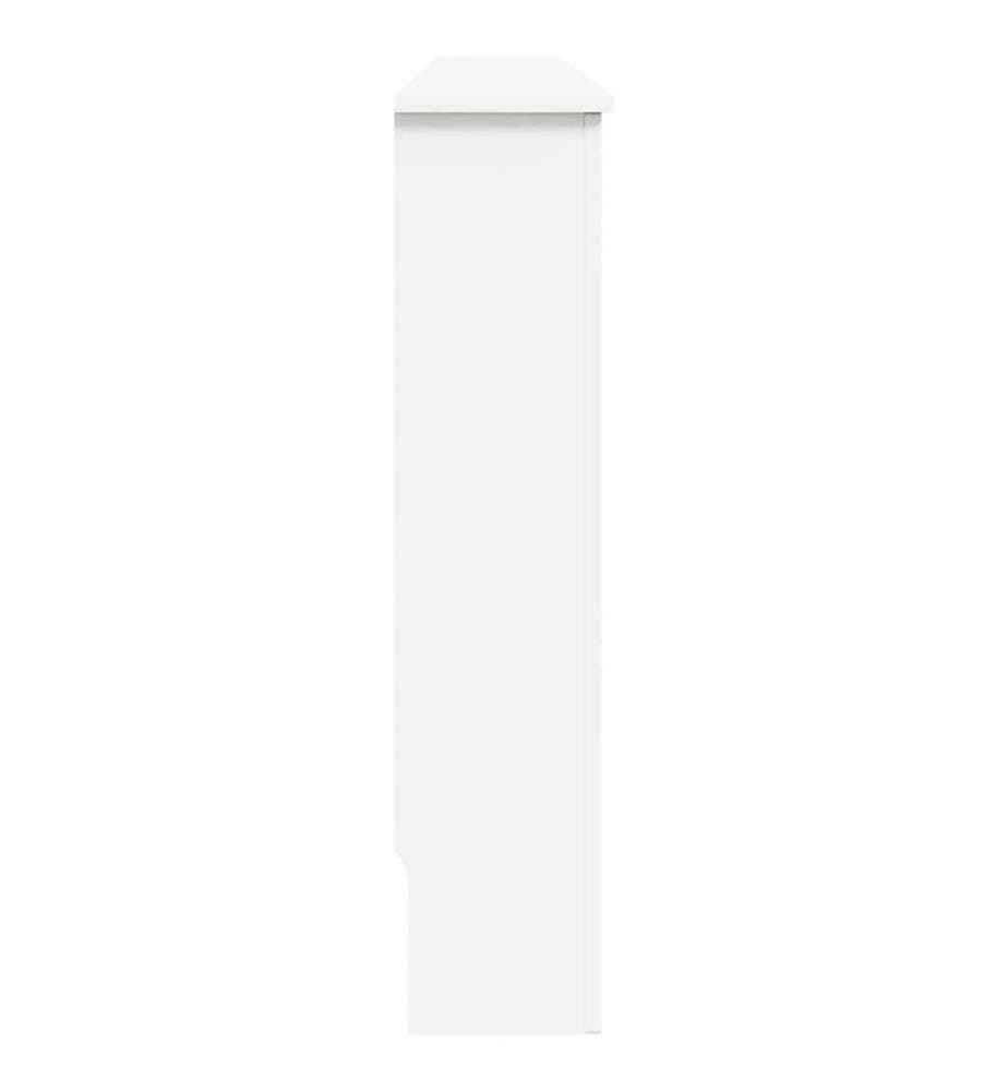 Cache-radiateur Blanc 172x19x81,5 cm MDF