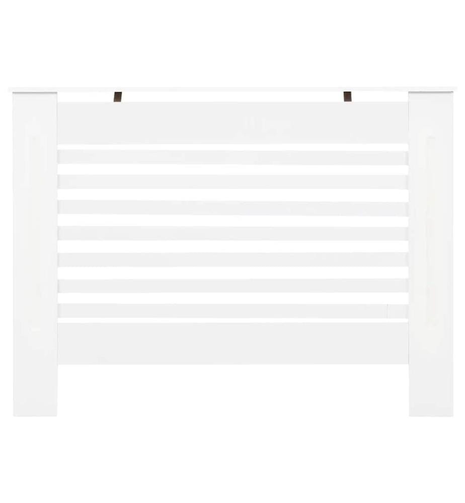 Cache-radiateurs 2 pcs Blanc 112x19x81,5 cm MDF