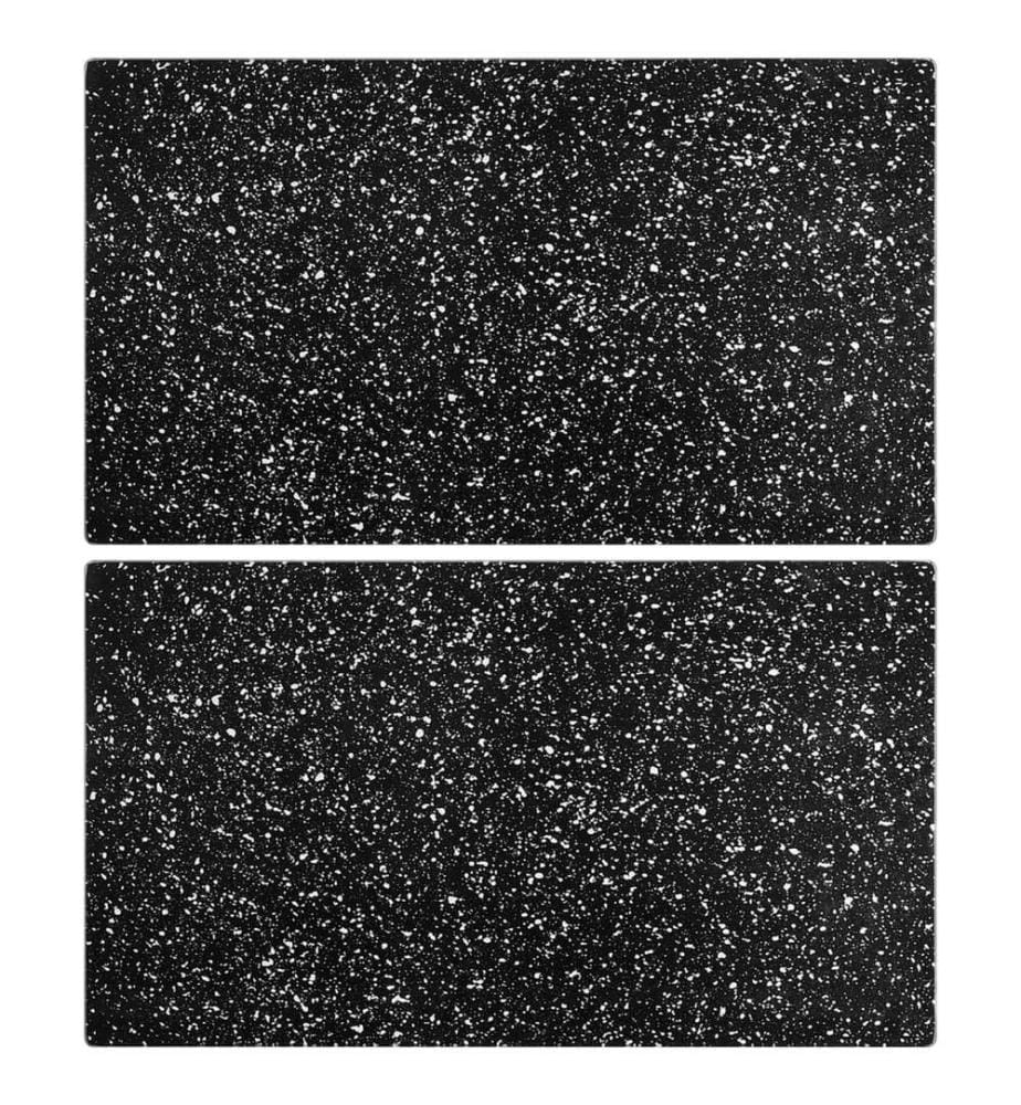 Schneidebretter 2 Stk. in Granitoptik Hartglas