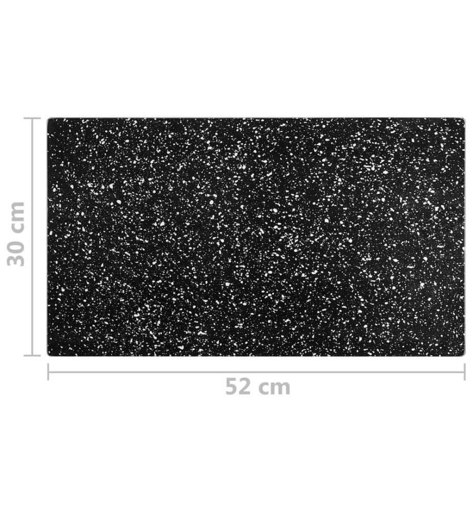 Schneidebretter 2 Stk. in Granitoptik Hartglas