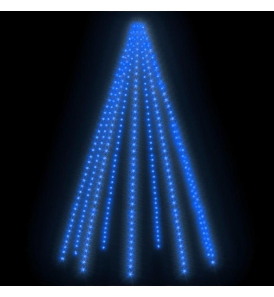 Weihnachtsbaum-Lichternetz mit 400 LEDs Blau 400 cm