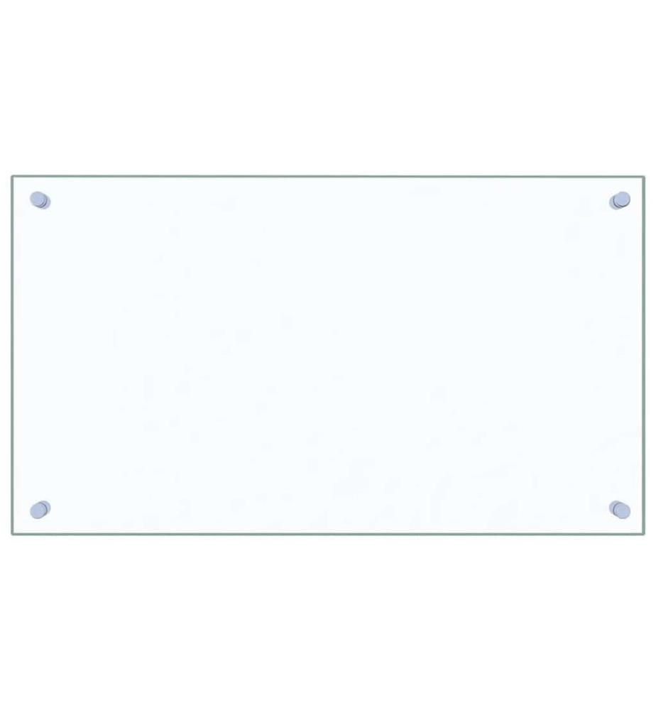 Dosserets de cuisine 2 pcs transparent 70x40 cm verre trempé