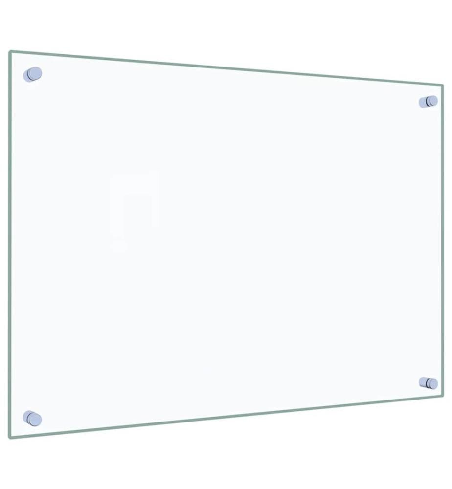 Dosserets de cuisine 2 pcs transparent 70x50 cm verre trempé