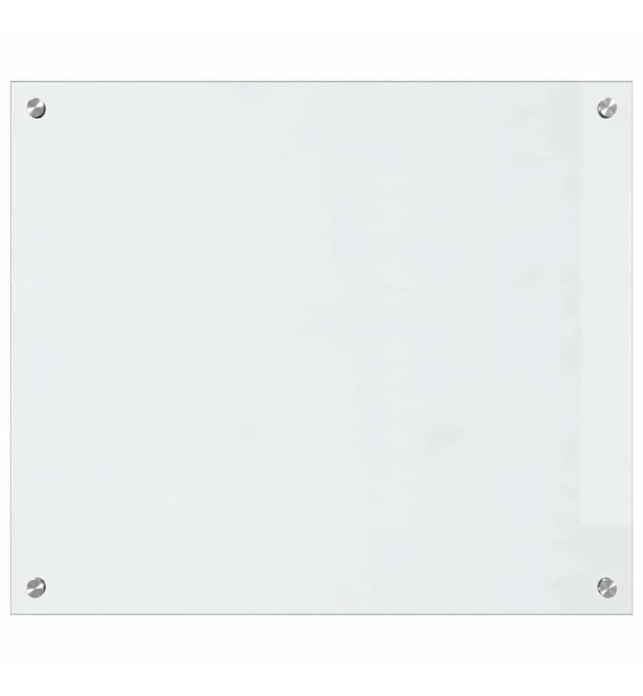 Crédence de cuisine 2 pcs Transparent 70 x 60 cm verre trempé