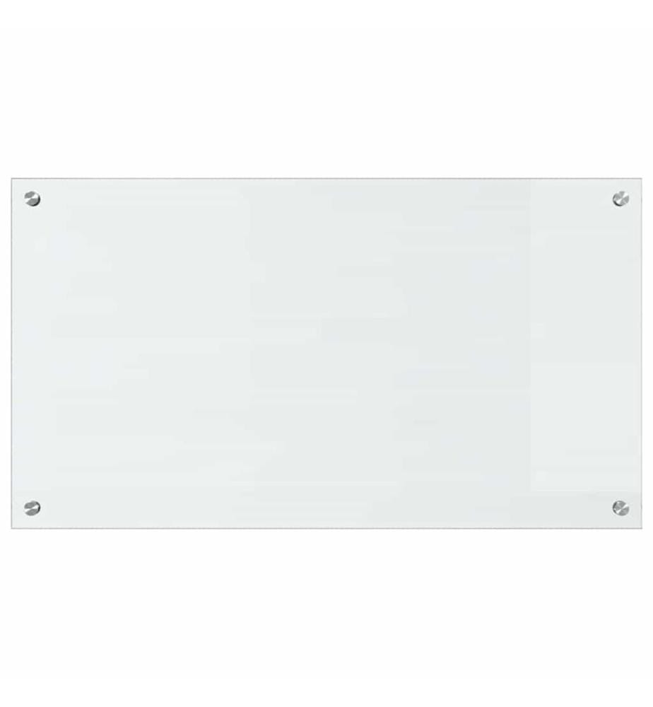 Crédence de cuisine 2 pcs Transparent 90 x 50 cm verre trempé