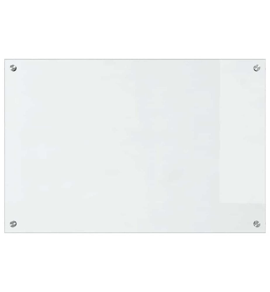 Crédence de cuisine 2 pcs Transparent 90 x 60 cm verre trempé