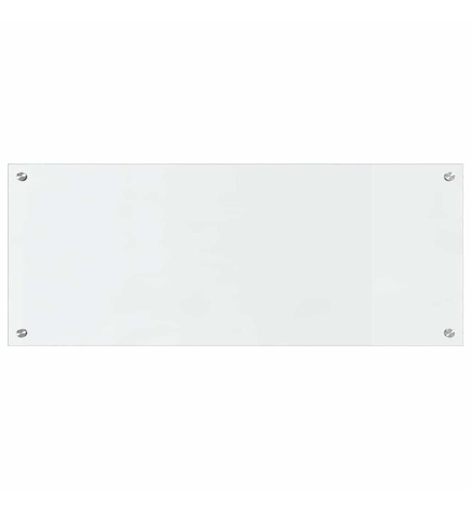 Crédence de cuisine 2 pcs Transparent 100 x 40 cm verre trempé