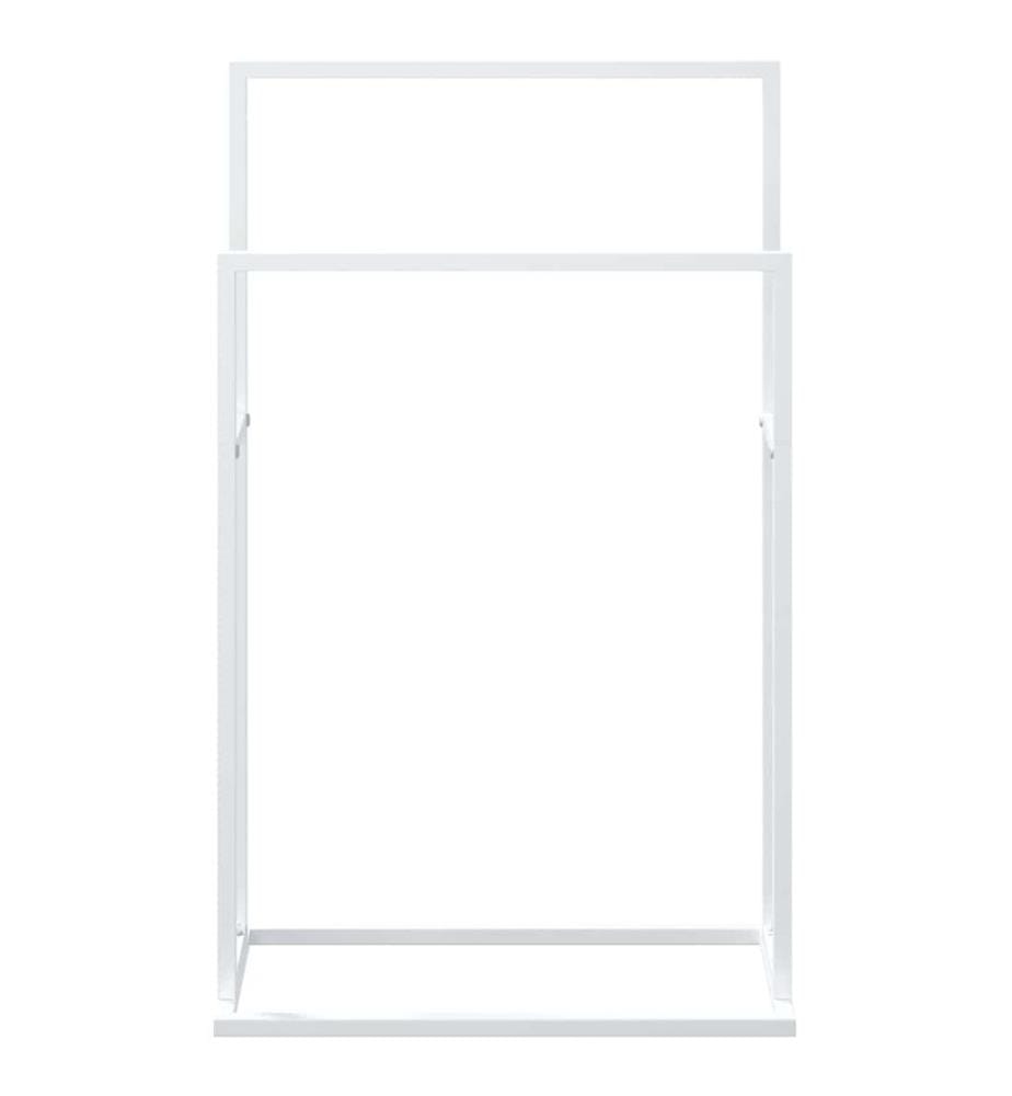 Handtuchständer Weiss 48x24x78,5 cm Eisen