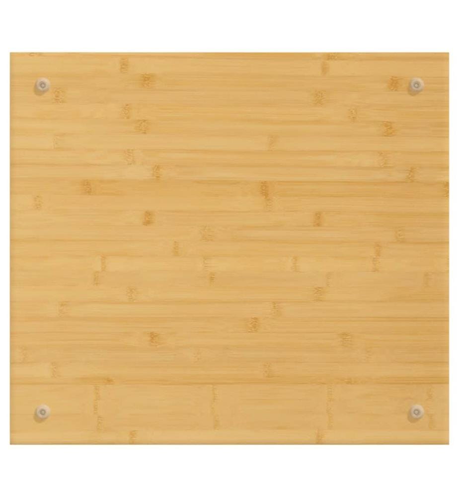 Herdabdeckplatte 50x56x1,5 cm Bambus