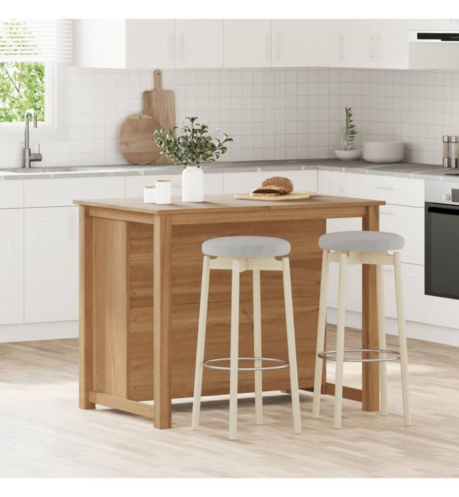 Îlot de cuisine Panama 112x77x90 cm bois massif de pin