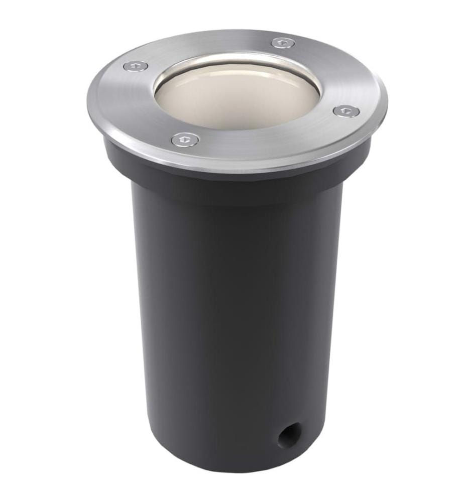 3 pcs Lampes encastrables au sol d'extérieur Rond
