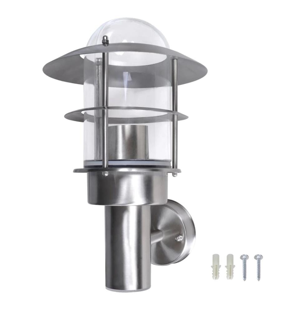 Patio LED Wandleuchte Lampe Edelstahl Aussenlampe