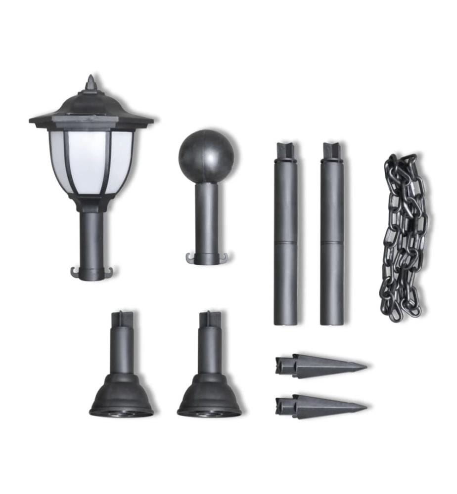 2x LED Lampe Solarleuchte Aussenlampe Gartenleuchte Laterne