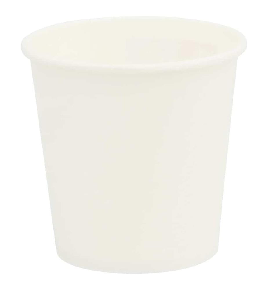Pappbecher 1000 Stk. 4oz 100ml Weiss