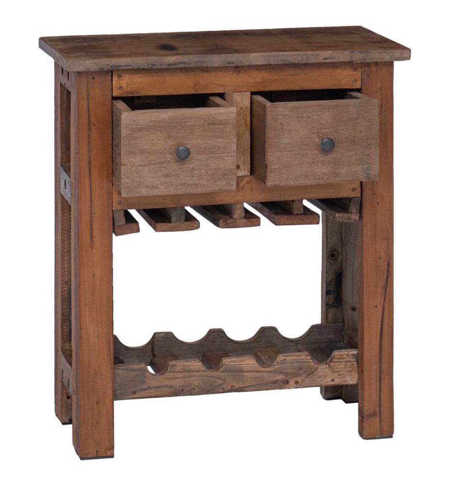 Schrank Braun 60 x 30 x 70 cm Massives upgecyceltes Holz