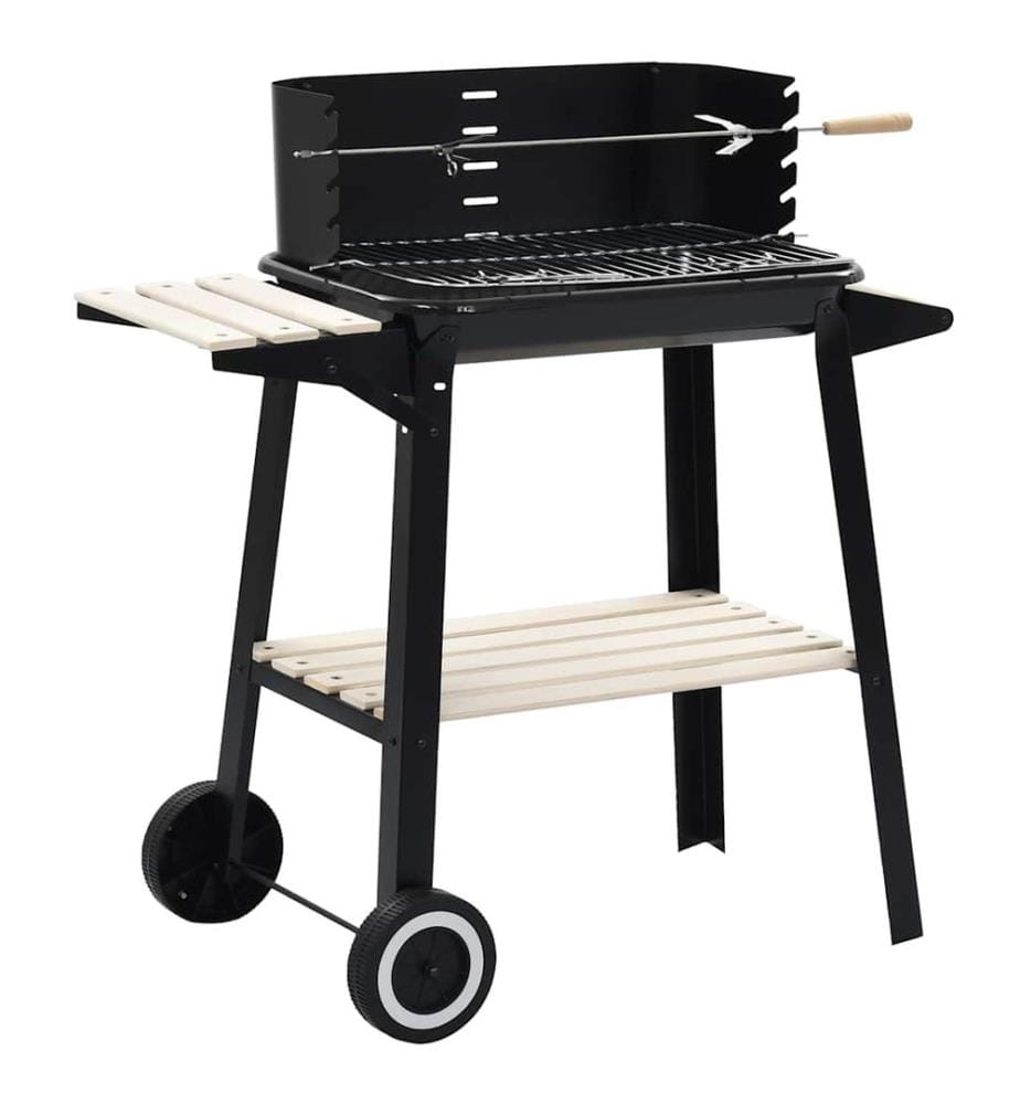 Holzkohlegrill Standgrill mit Rädern