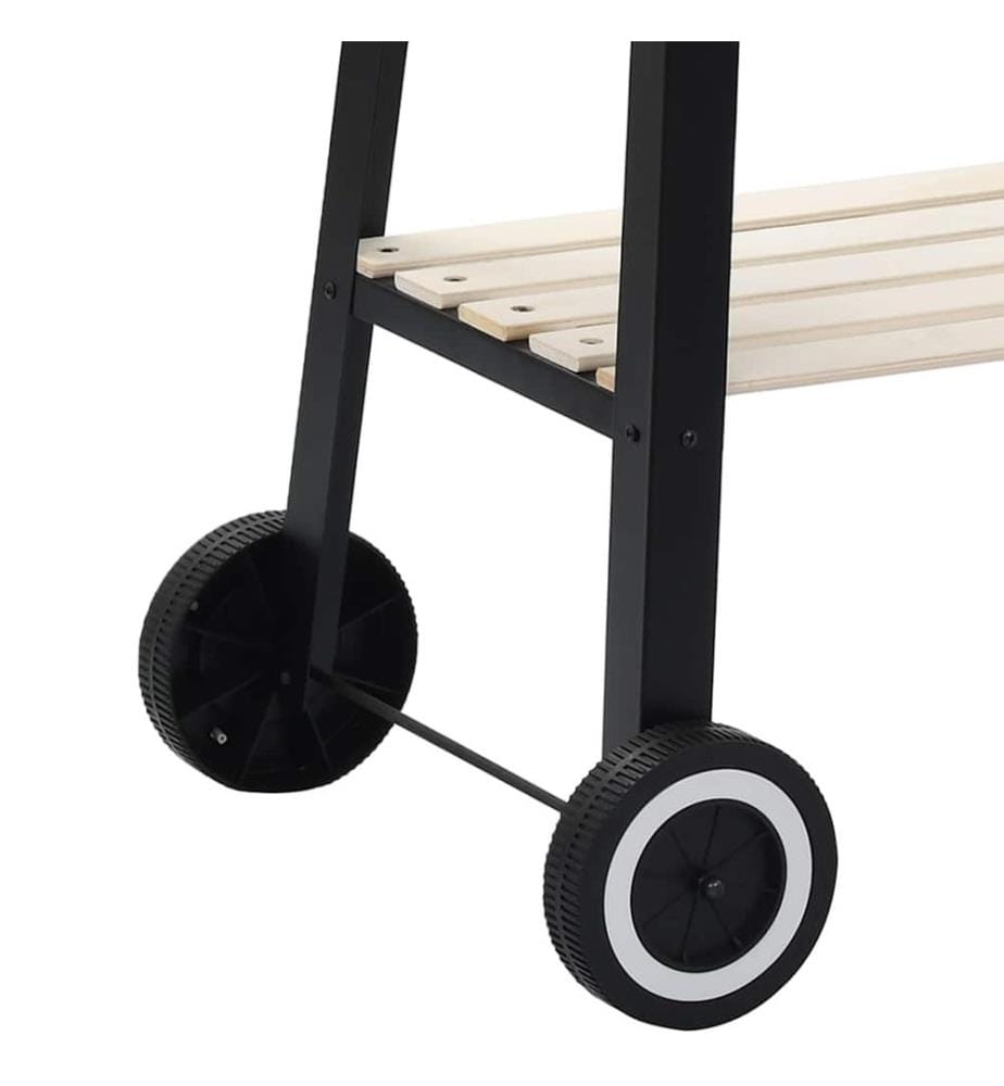 Holzkohlegrill Standgrill mit Rädern