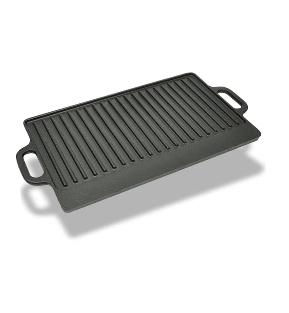 Grillplatte Wendeplatte Gusseisen 50x23 cm