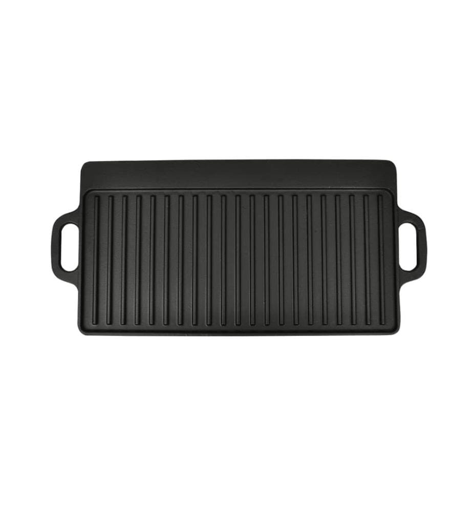 Grillplatte Wendeplatte Gusseisen 50x23 cm