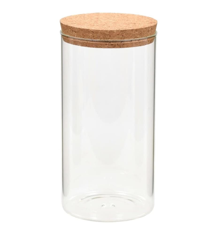 Vorratsgläser mit Korkdeckel 6 Stk. 1100 ml