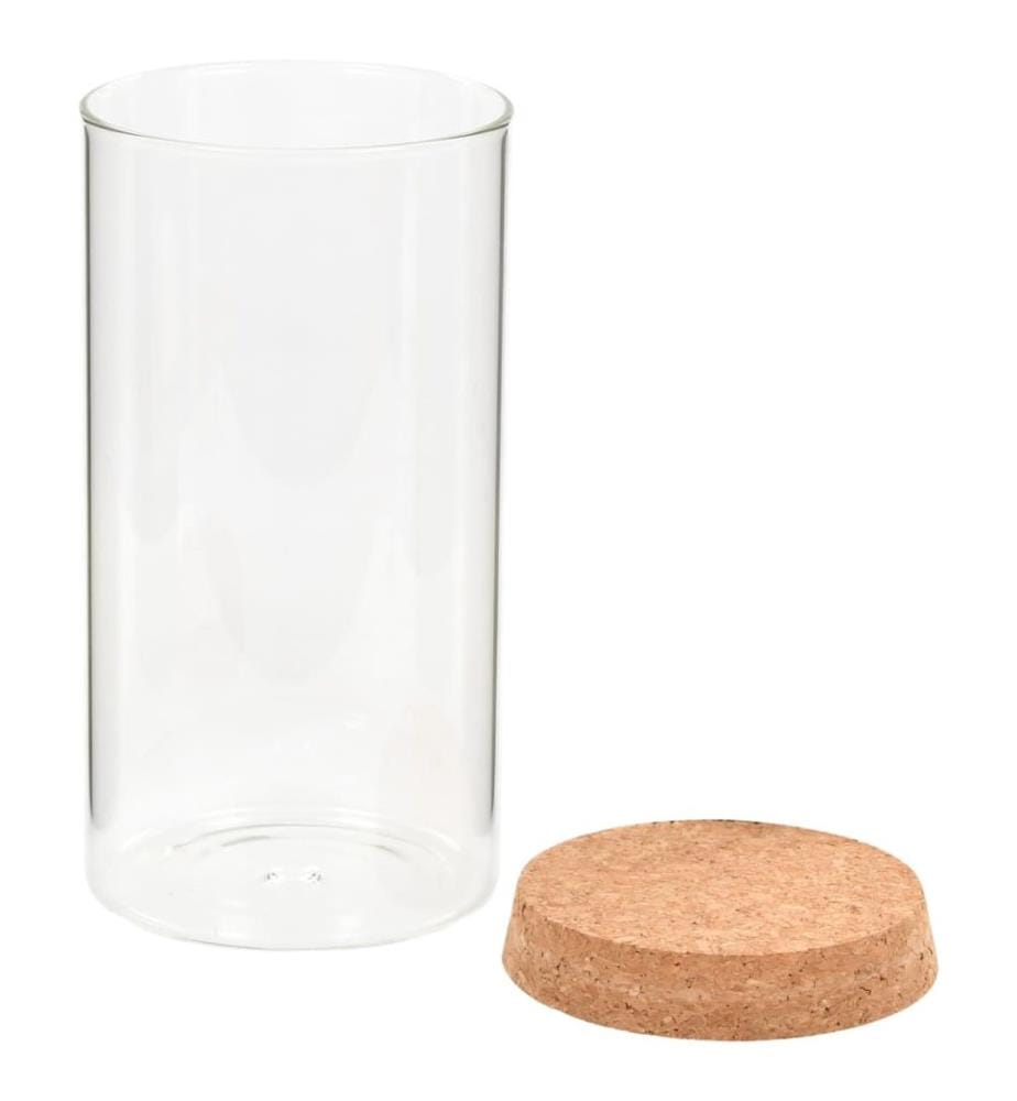 Vorratsgläser mit Korkdeckel 6 Stk. 1100 ml