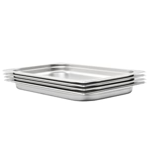 Gastronormbehälter 4 Stk. GN 1/1 40 mm Edelstahl