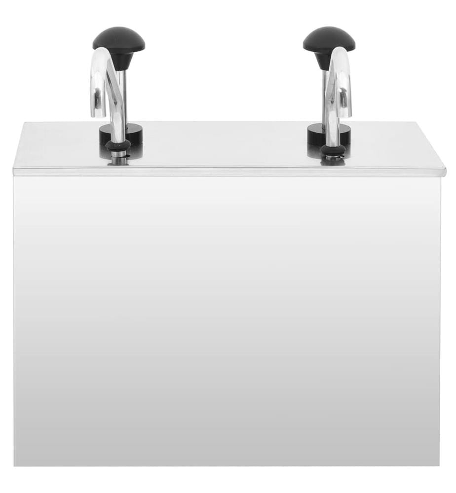 Saucen-Spender Edelstahl 2 x 3,5 L