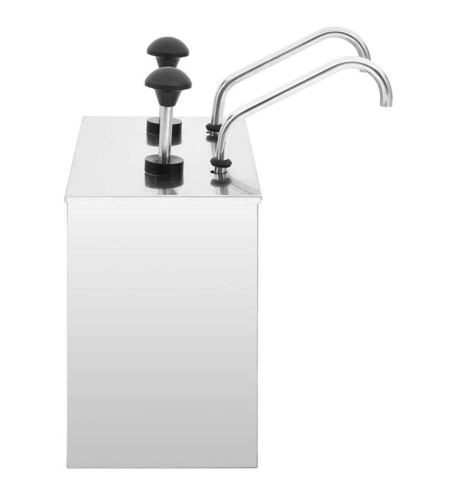 Saucen-Spender Edelstahl 2 x 3,5 L