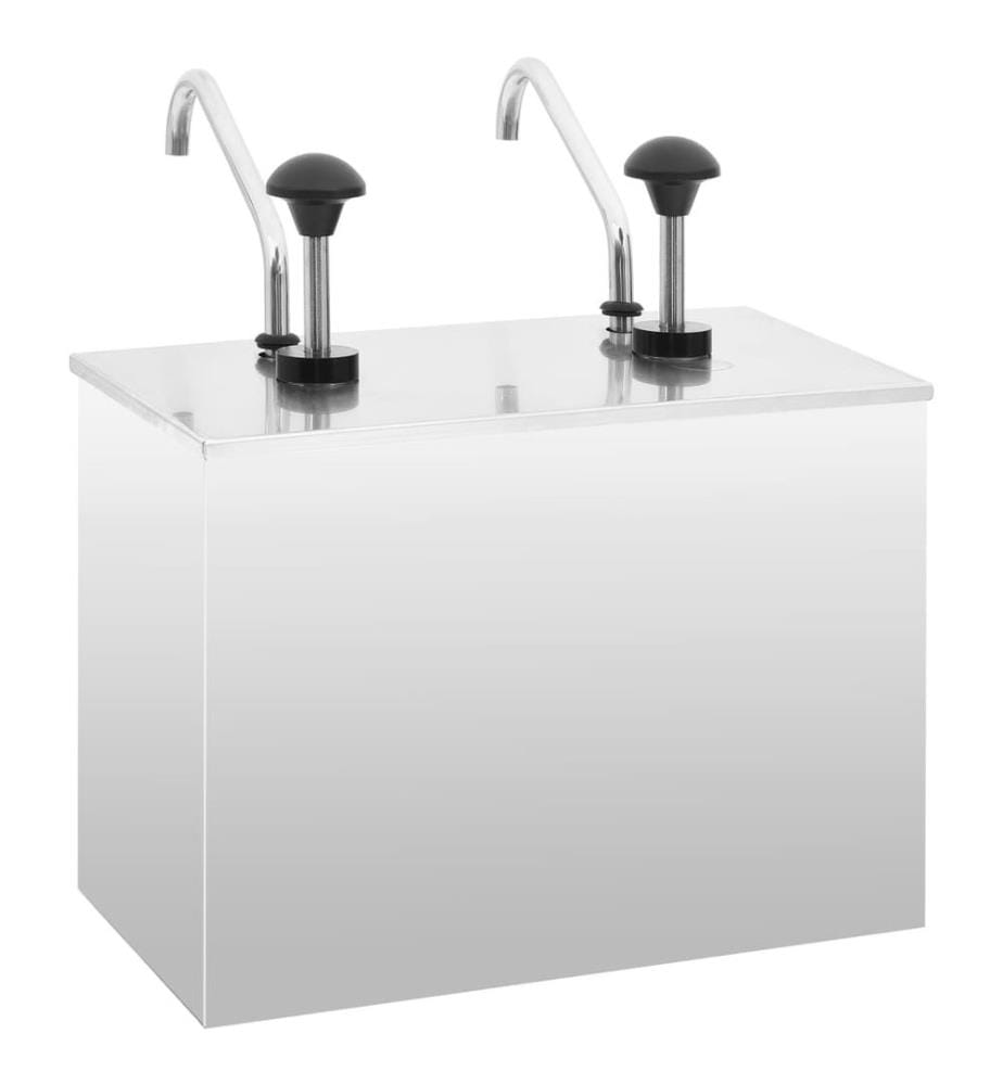 Saucen-Spender Edelstahl 2 x 3,5 L