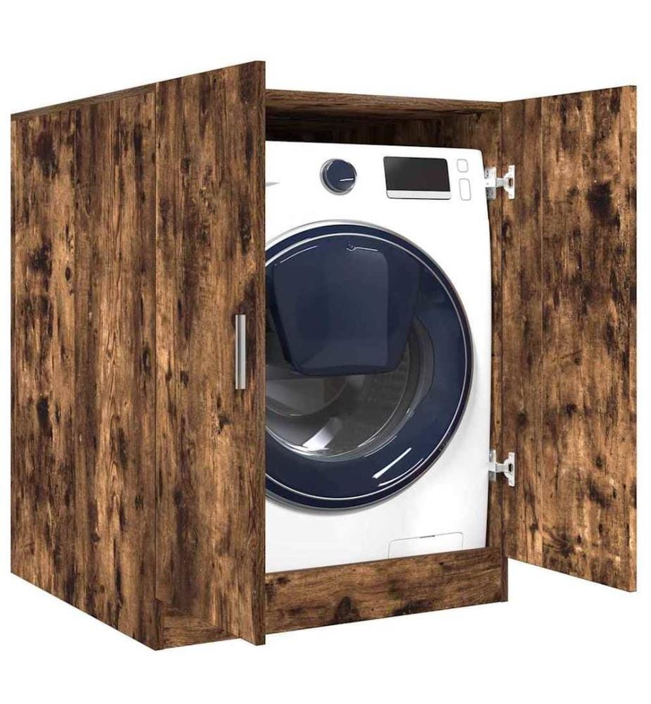 Waschmaschinenschrank Räuchereiche 71x71,5x91,5 cm