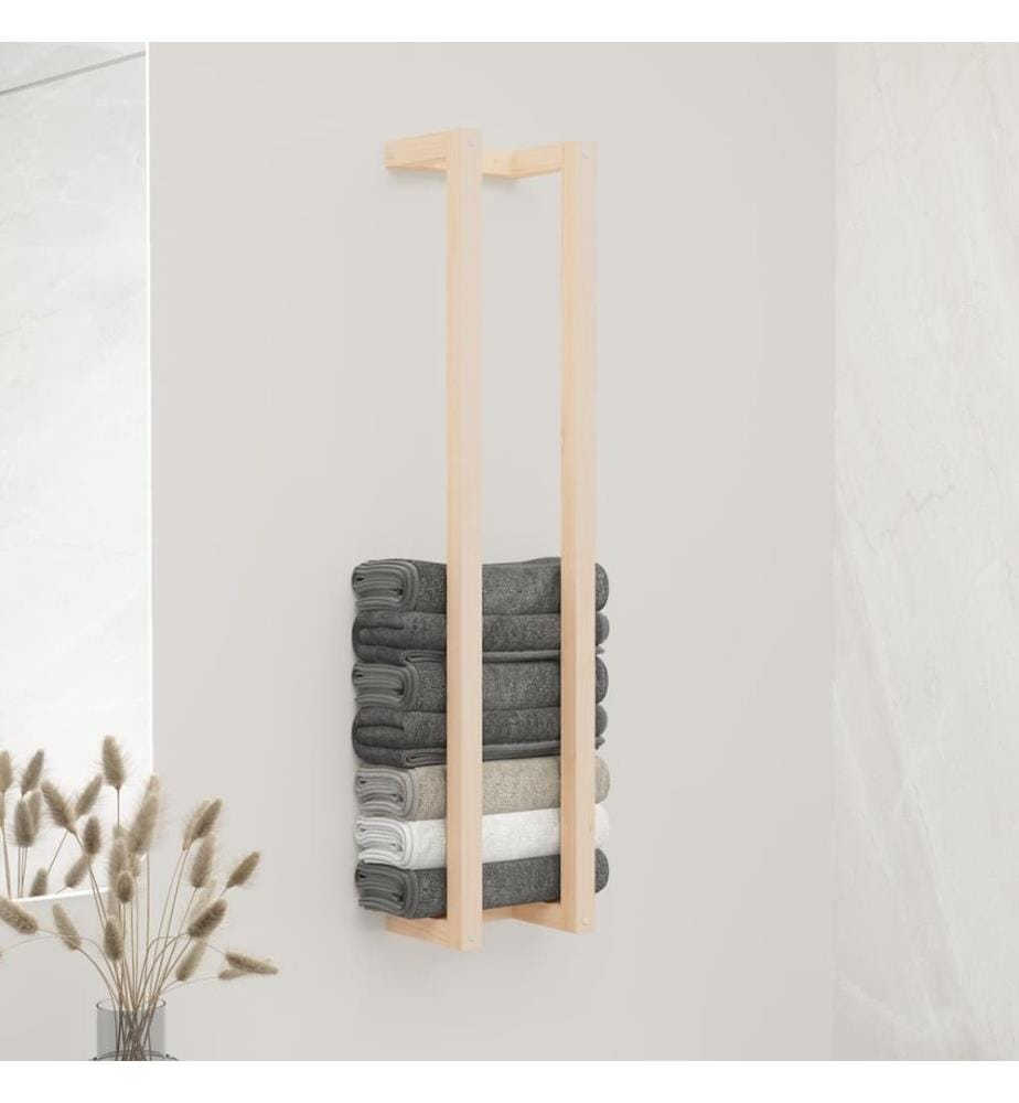 Porte-serviette 23x18x110 cm Bois de pin massif