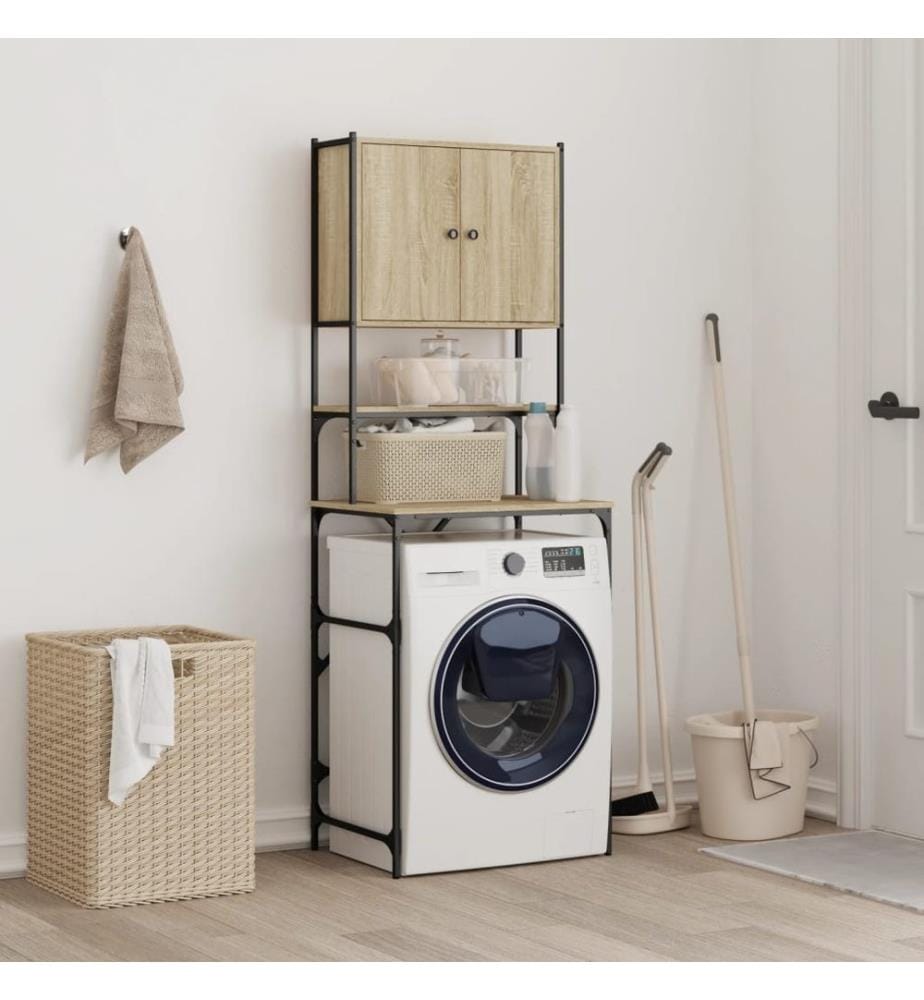 Armoire de machine à laver chêne sonoma 68x48,5x194 cm