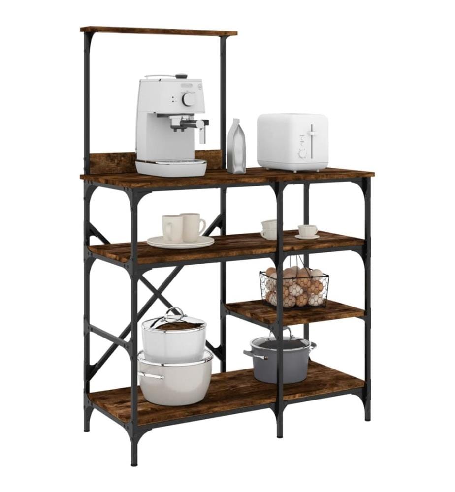 Support de boulanger chêne fumé 90x40x132 cm