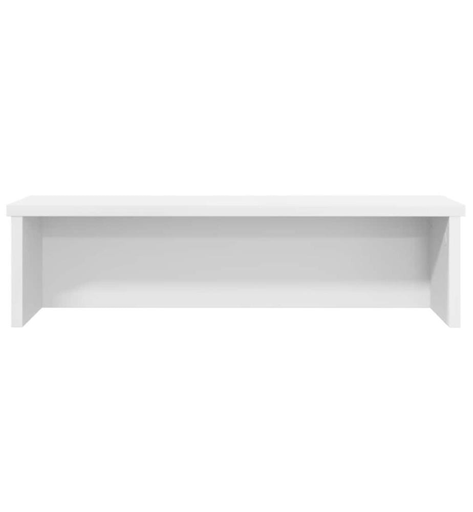 Küchenregal Stapelbar Weiss 60x15x16 cm Holzwerkstoff