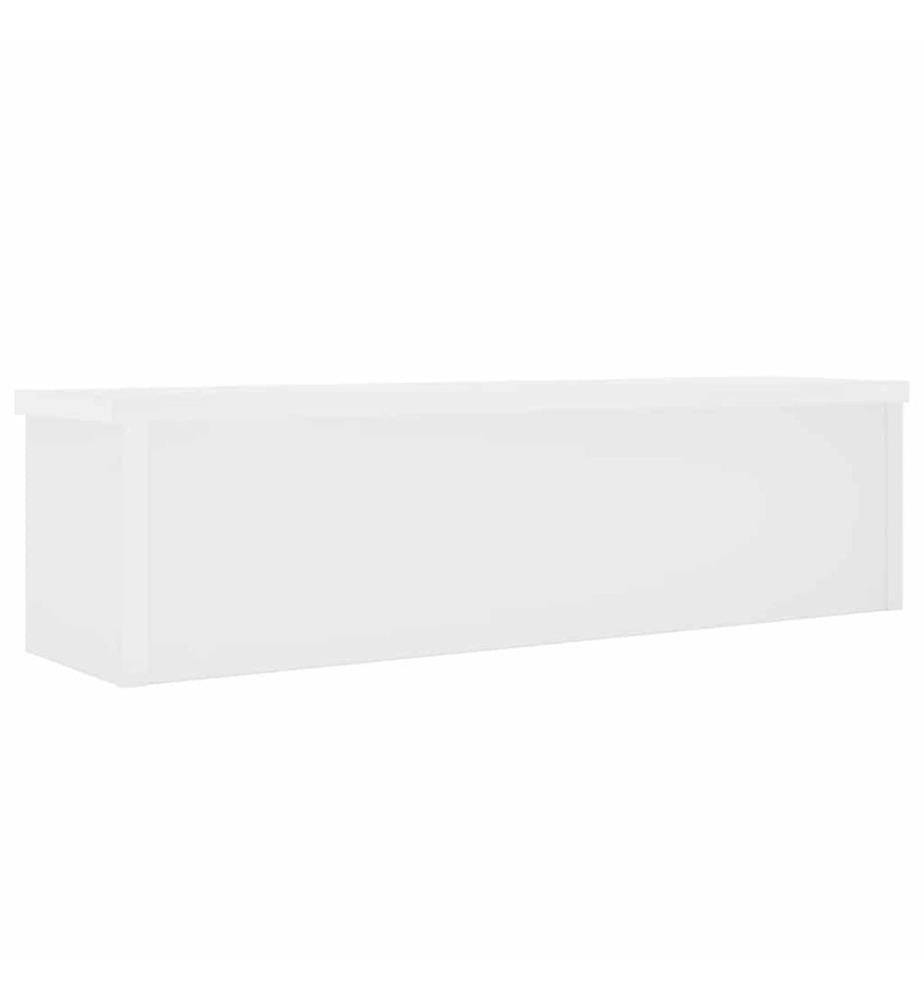 Küchenregal Stapelbar Weiss 60x15x16 cm Holzwerkstoff