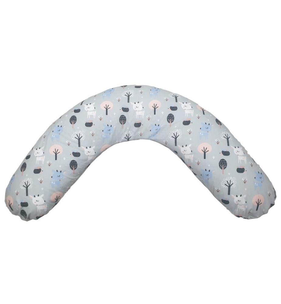 Coussin d'allaitement cerf gris