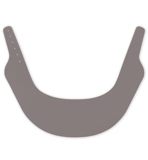 Käp Visière pare-shampoing en silicone gris