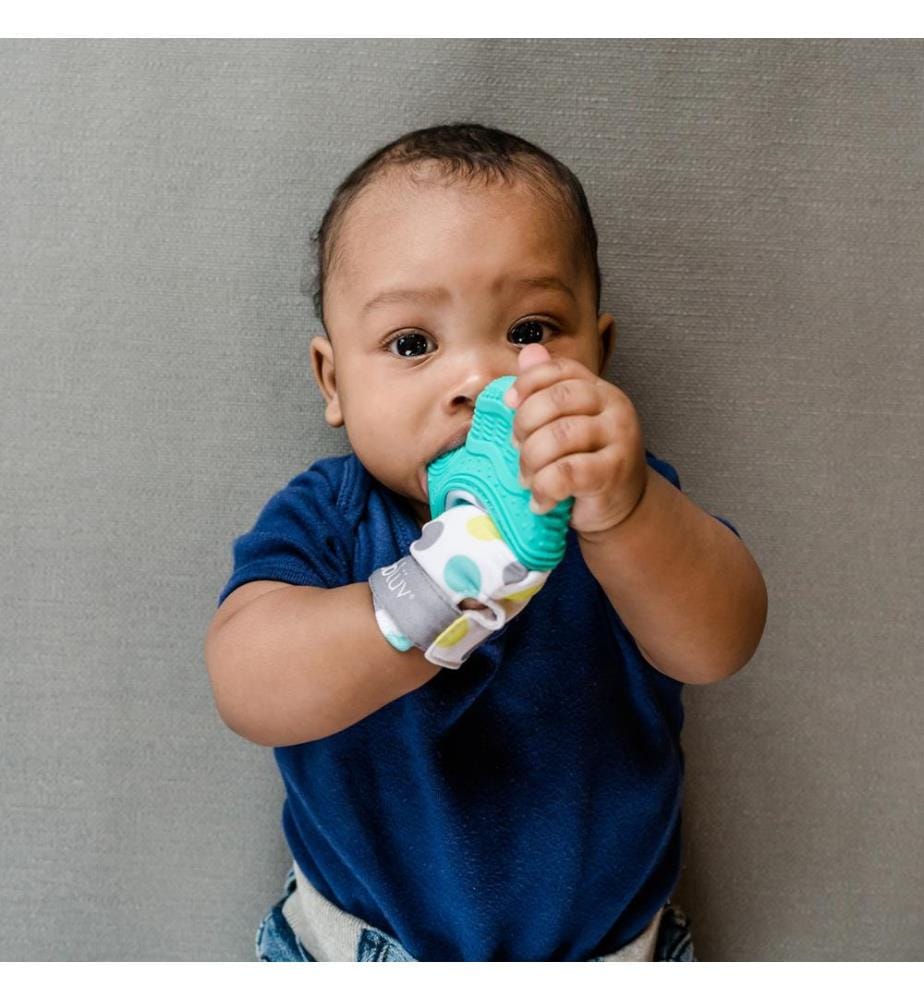 Glüv Mitaine de dentition pour bébé turquoise