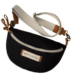 Mini Wickeltasche Armelle schwarz