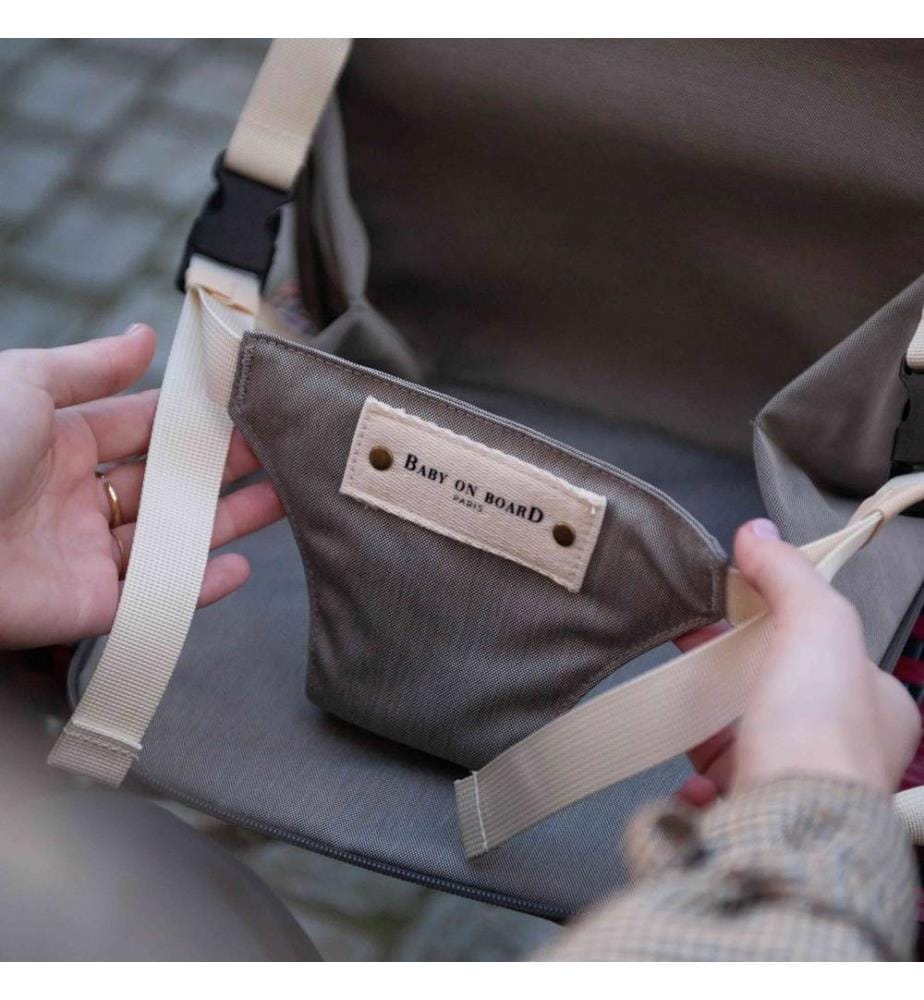Wickelrucksack Agathe grau